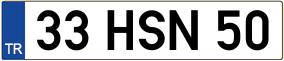 Truck License Plate